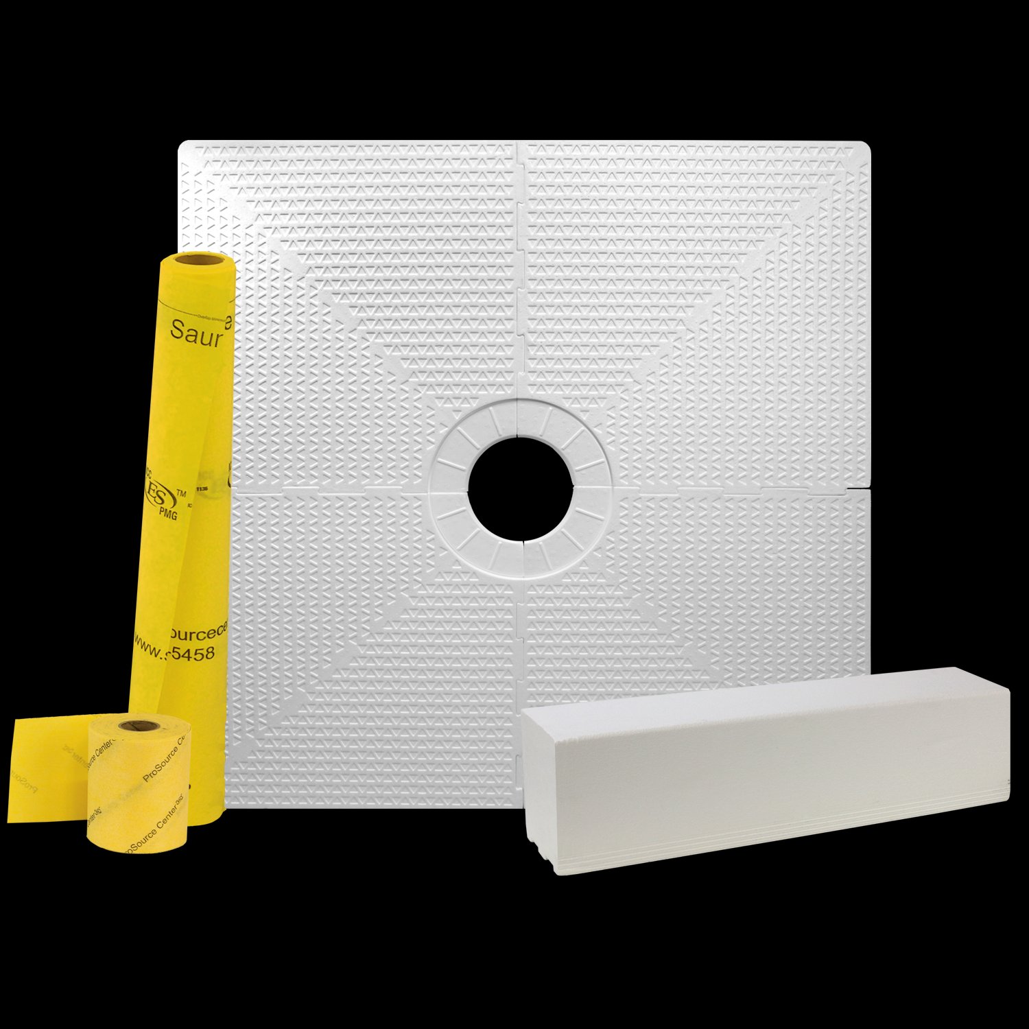 Tile Waterproofing Shower Pan Kit With, Tile Shower Pan Kit